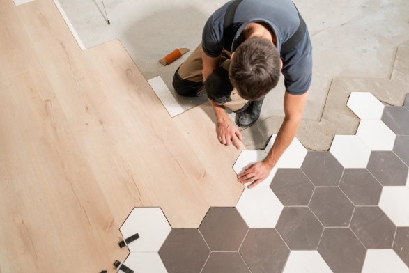 Flooring installation services in Macomb, IL